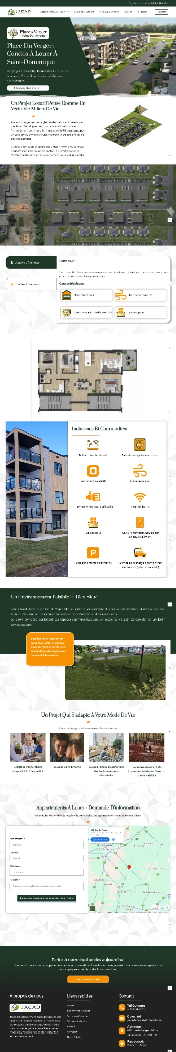 Jacad Développement detail page