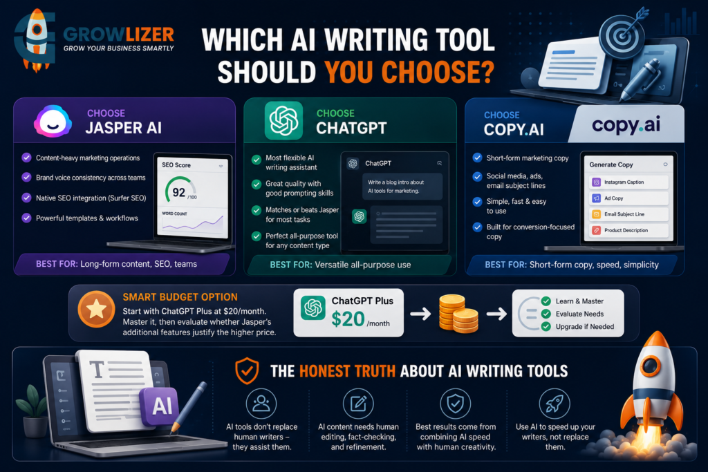 Jasper AI VS CHATGPT VS Copy. ai : Best AI Writing for Marketing in 2026? 4 ChatGPT Image Jul 16 2026 12 13 43 PM