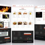 Restaurant 7 resturent web mockup 1